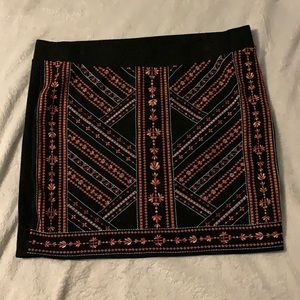 Plus Size Embroidered Skirt!